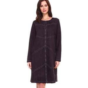 JOH Amira Women's Black Stretch Suede Floral Lined Dress Jacket Size Large